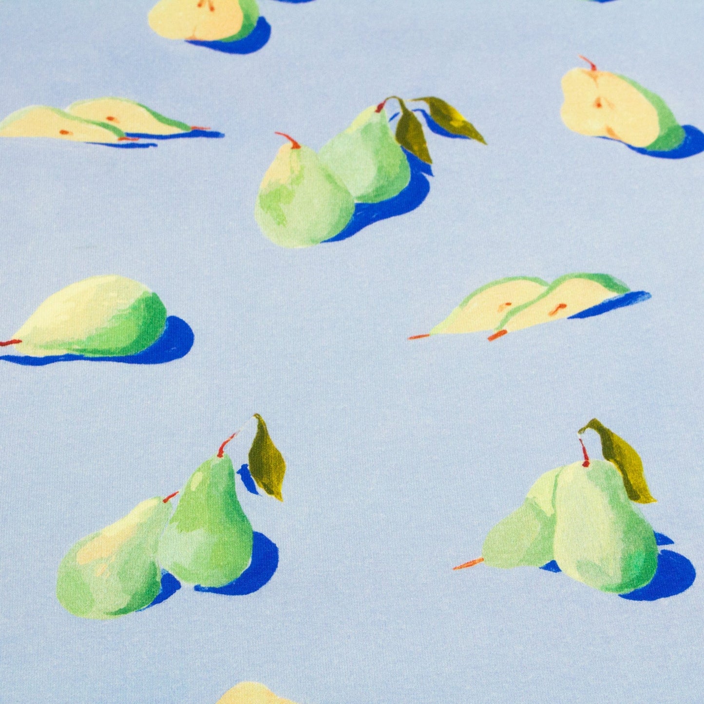 Margaret Jeane for Nerida Hansen: Organic Cotton Single Jersey 'Pears'