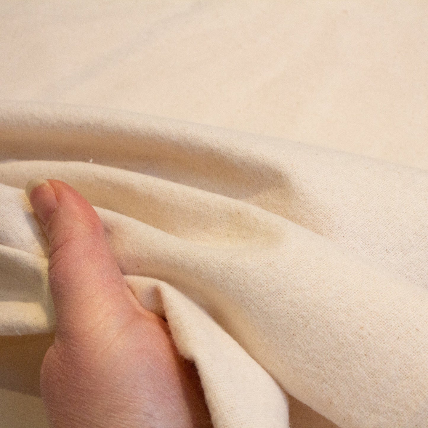 Organic Cotton Flannel, Undyed