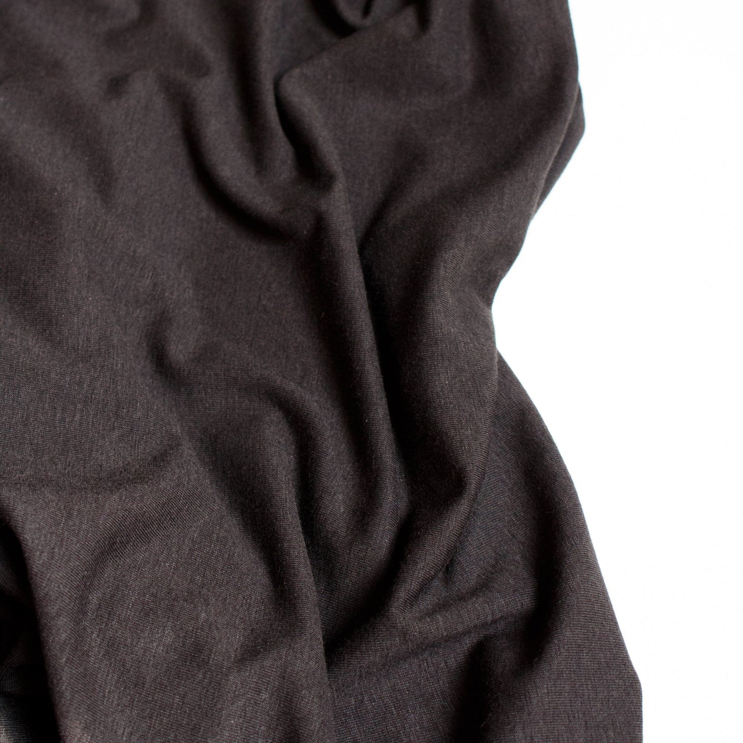 Organic Cotton and Bamboo Single Jersey in Black