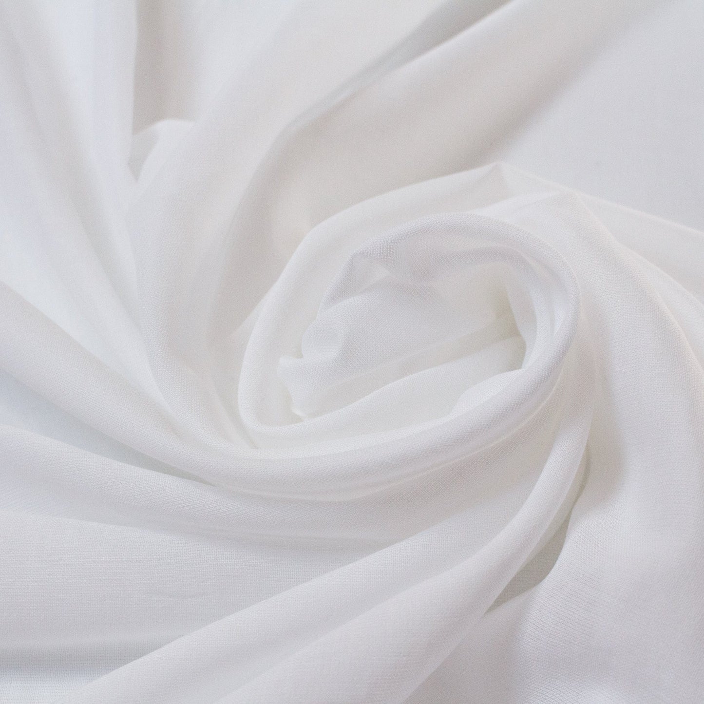 Organic Cotton Voile in White
