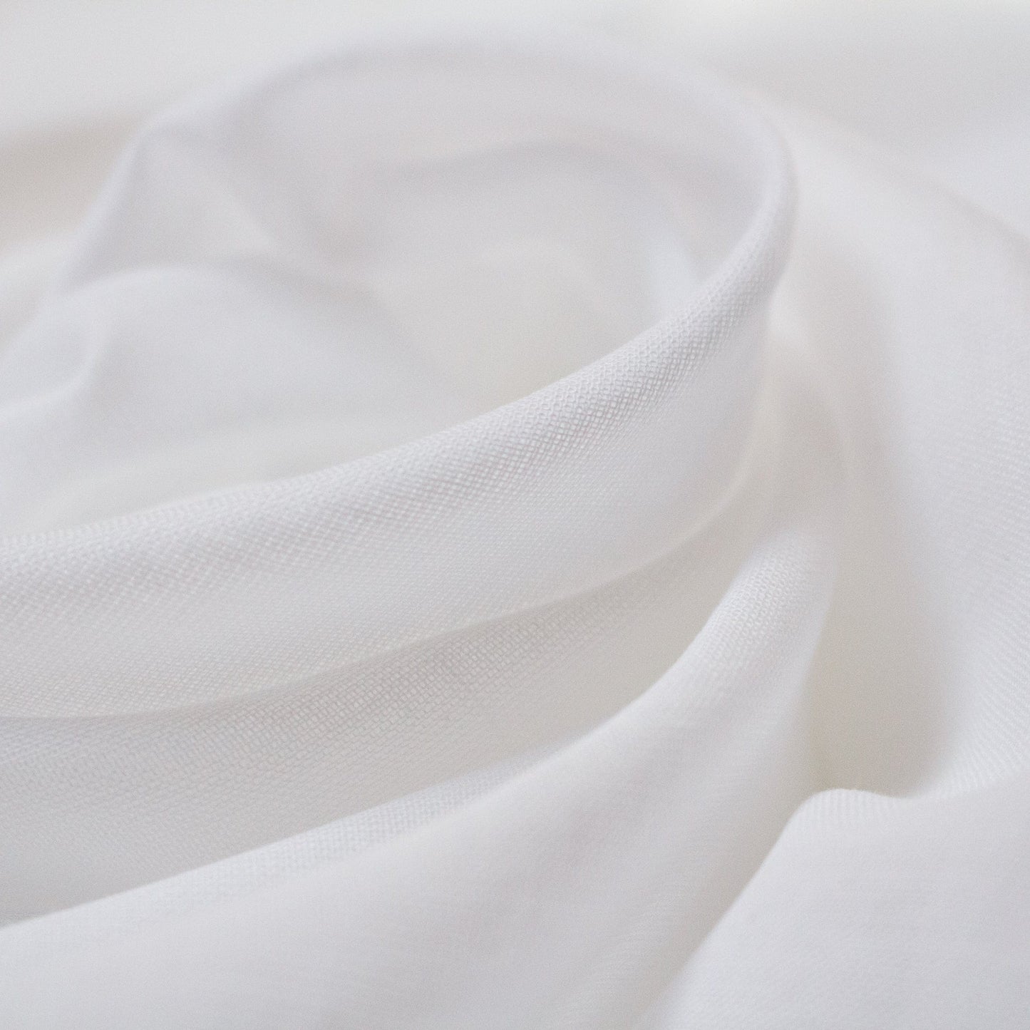 Organic Cotton Voile in White