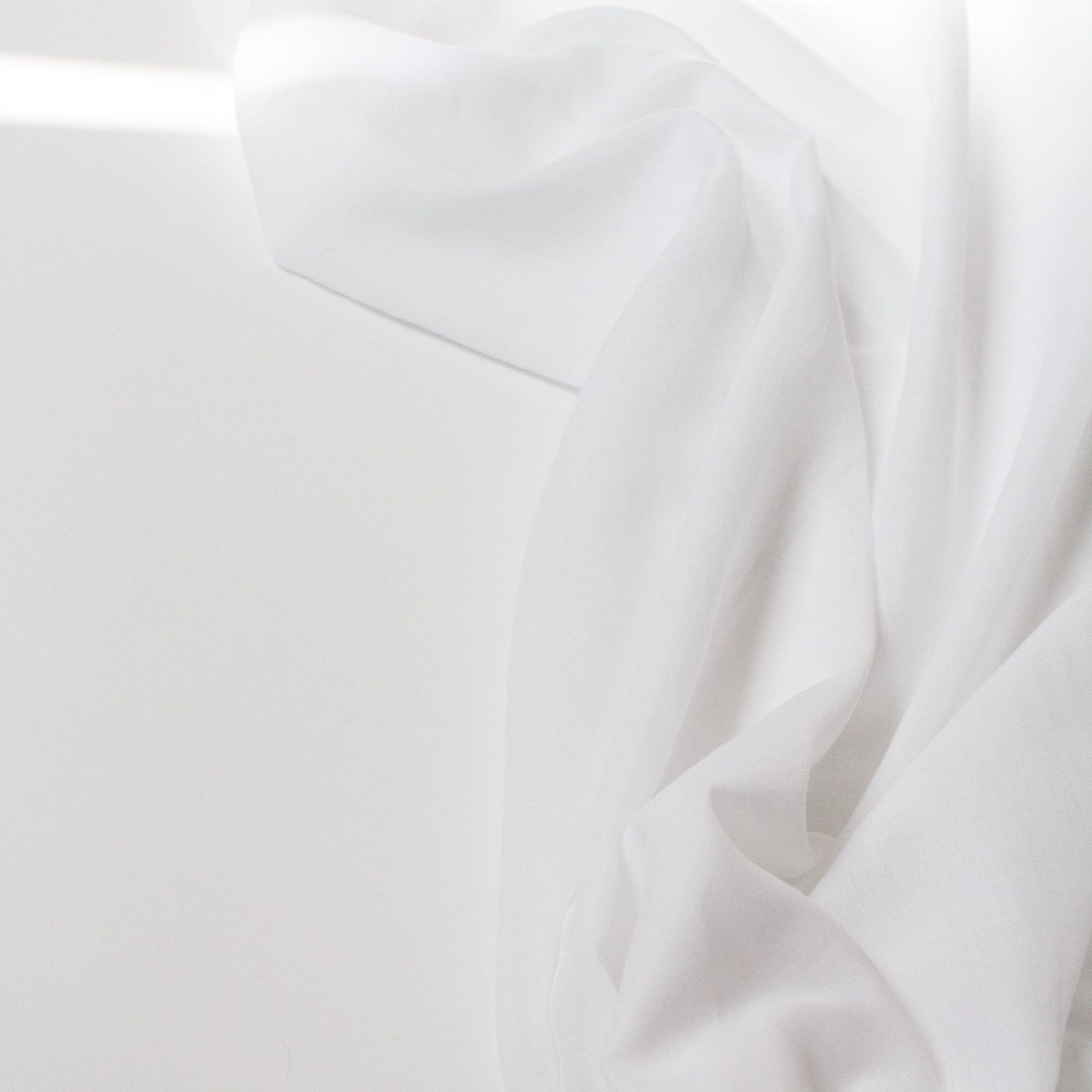 Organic Cotton Voile in White