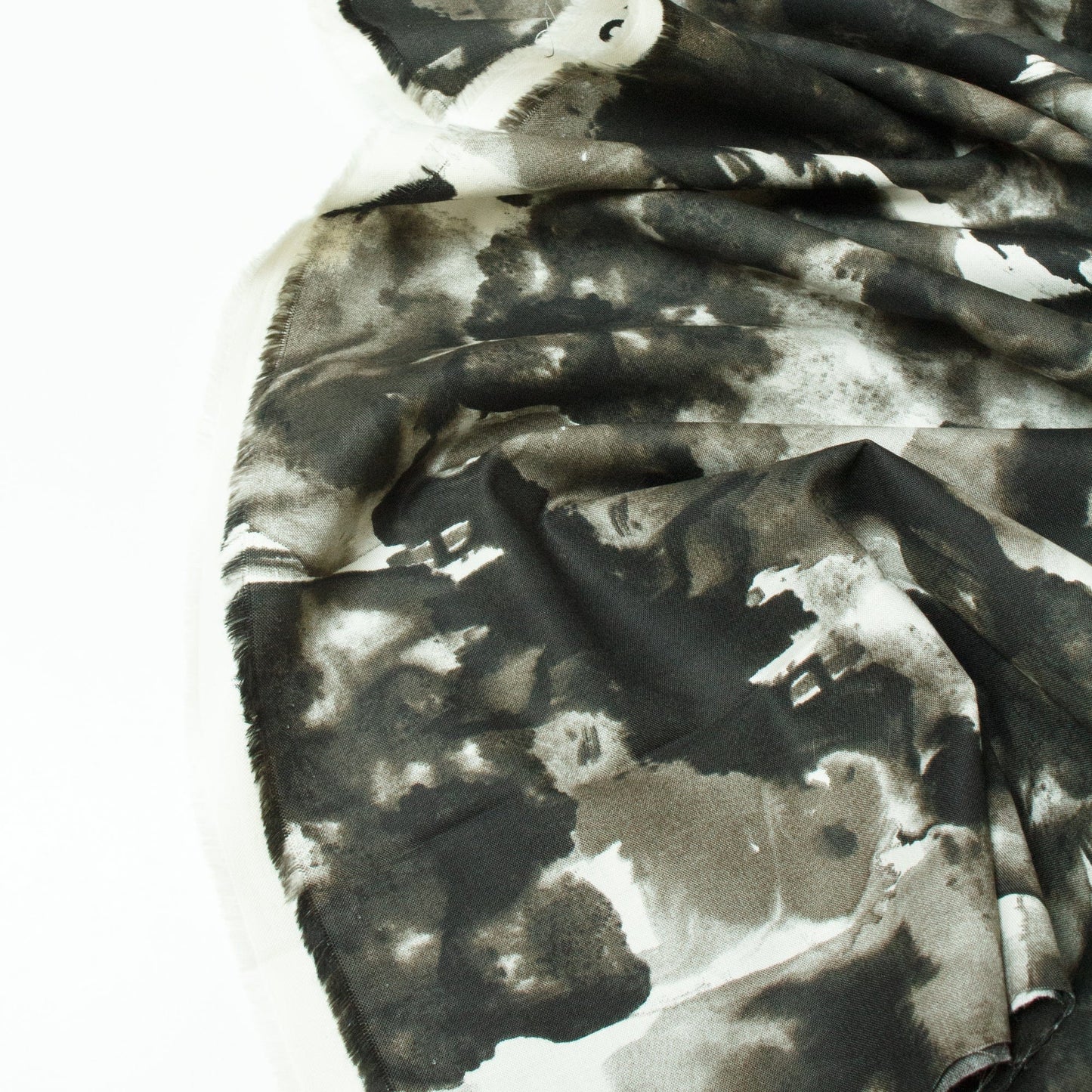 Ruby Star Society Quilting Cotton 'Achroma': 'Watercolour' in Black