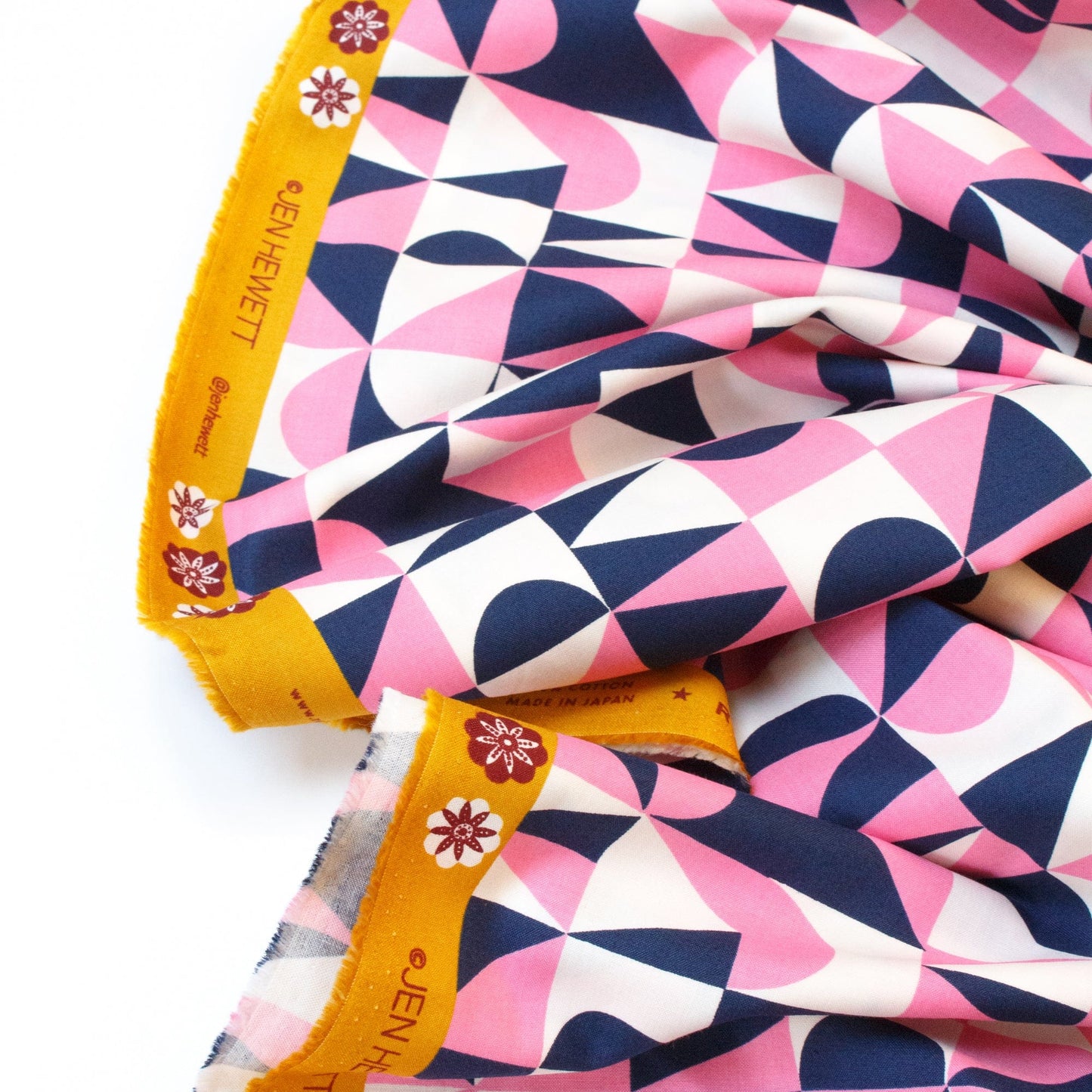 Ruby Star Society 'Floradora' Quilting Cotton 'Building Blocks' in Navy