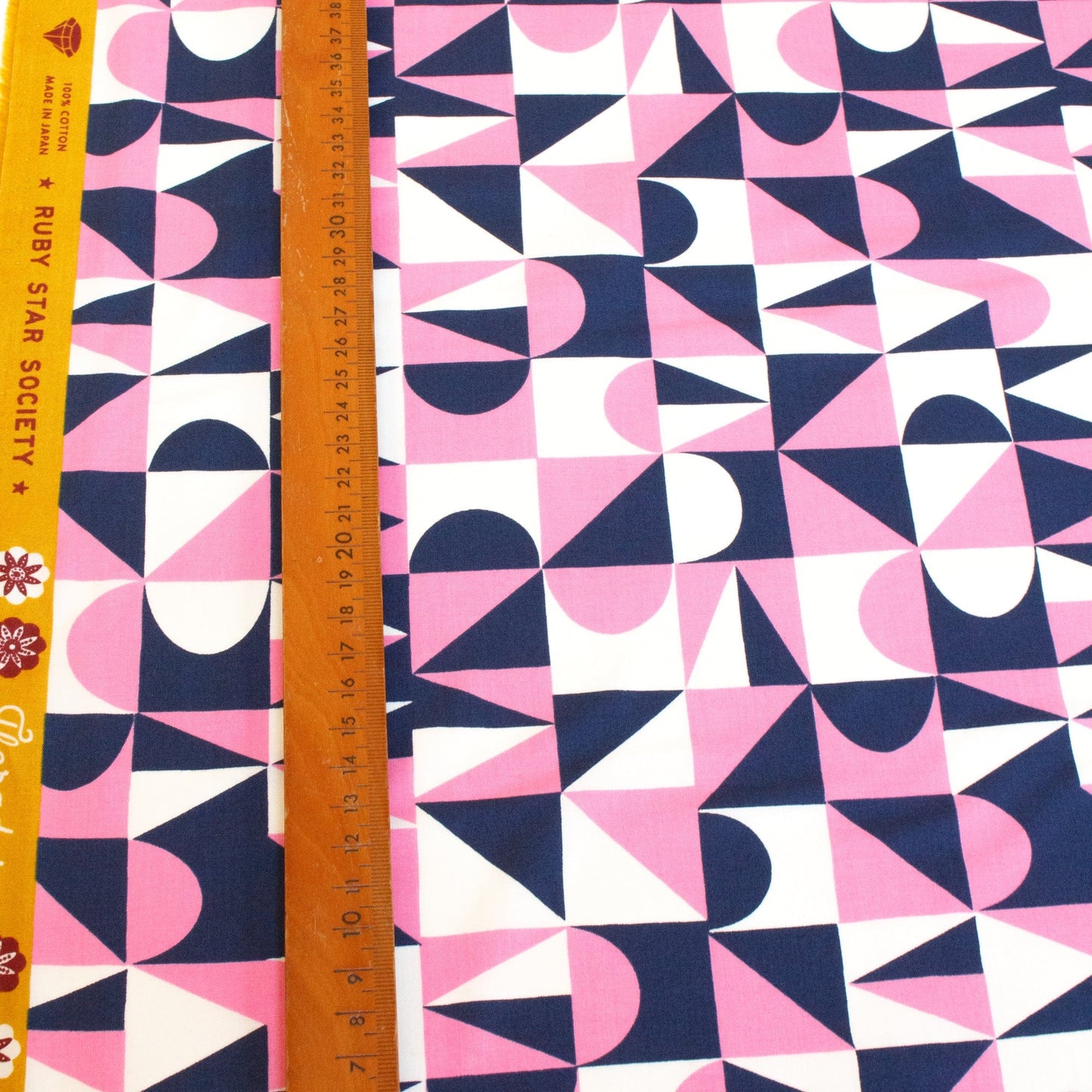 Ruby Star Society 'Floradora' Quilting Cotton 'Building Blocks' in Navy