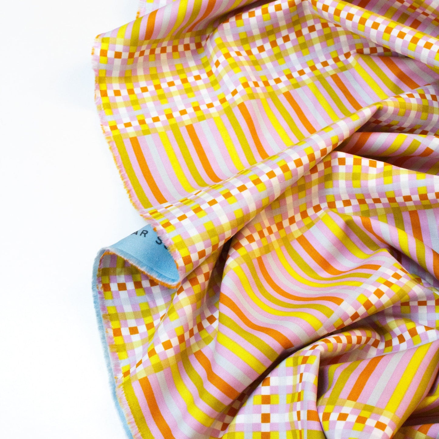 Ruby Star Society Quilting Cotton 'Gingham' in Macaron from 'Petunia'