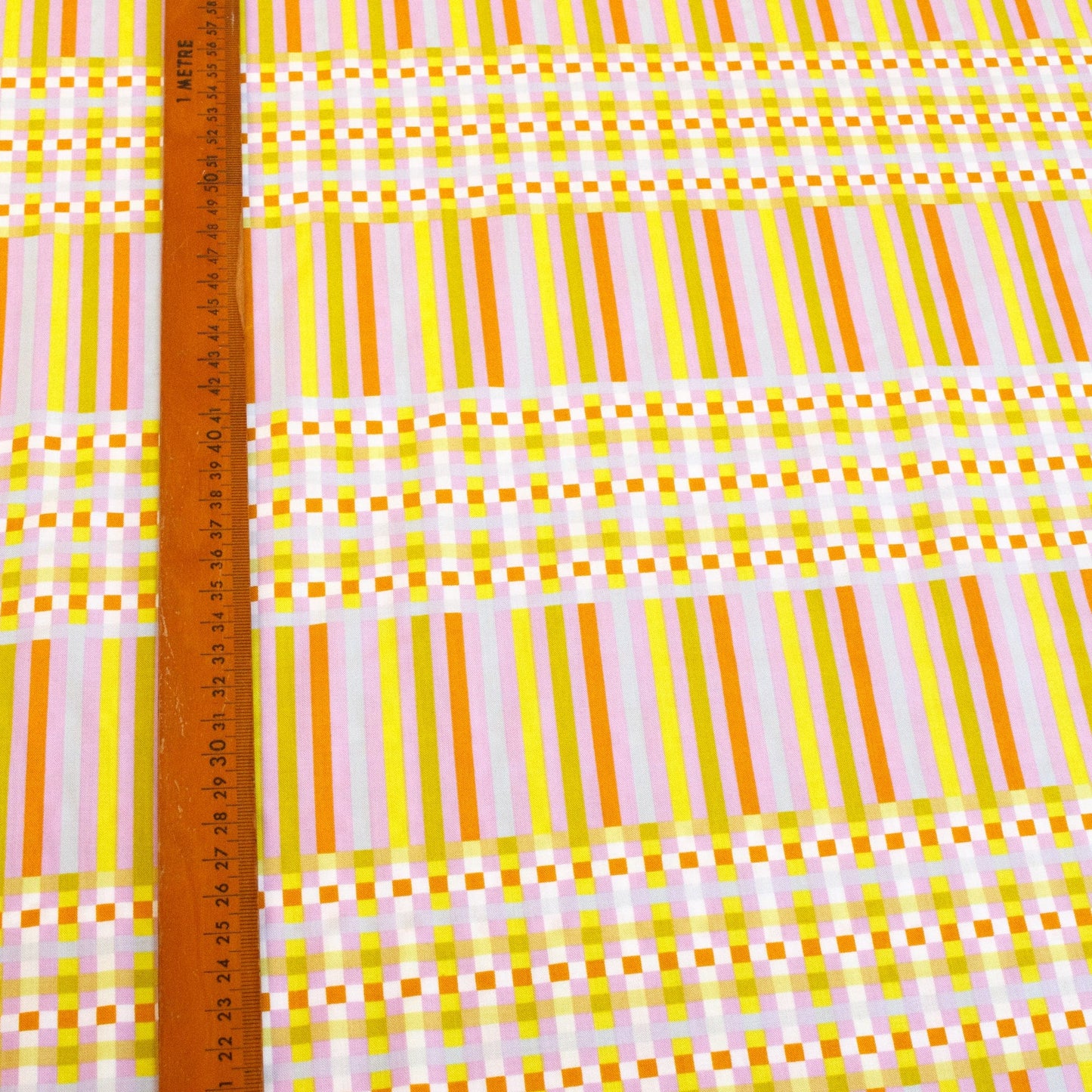 Ruby Star Society Quilting Cotton 'Gingham' in Macaron from 'Petunia'