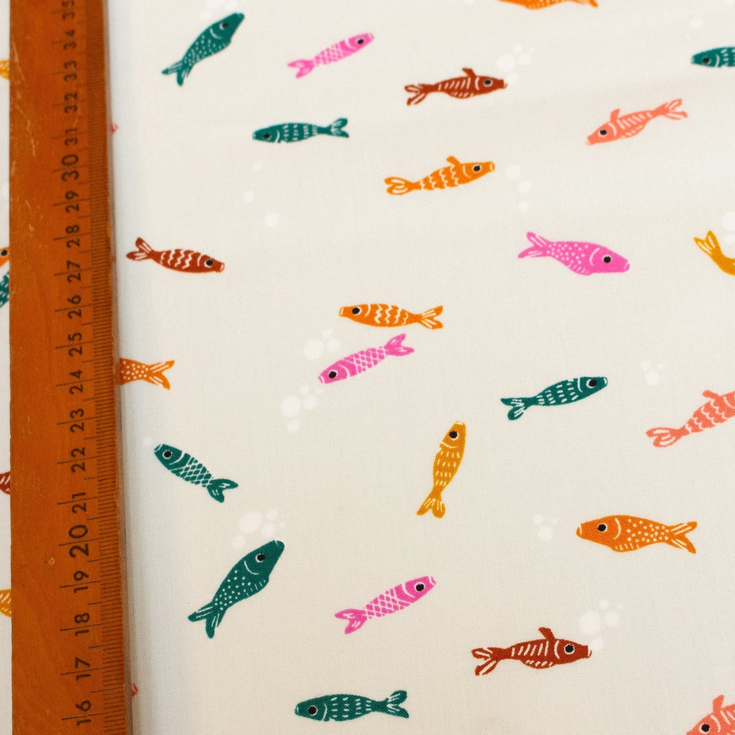 Ruby Star Society 'Koi Pond' Quilting Cotton 'Fishes' in Shell