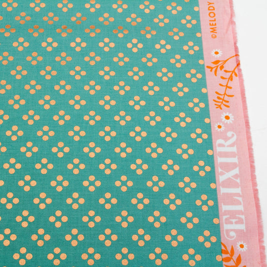 Ruby Star Society 'Elixir' Quilting Cotton 'Pixie' in Watercress