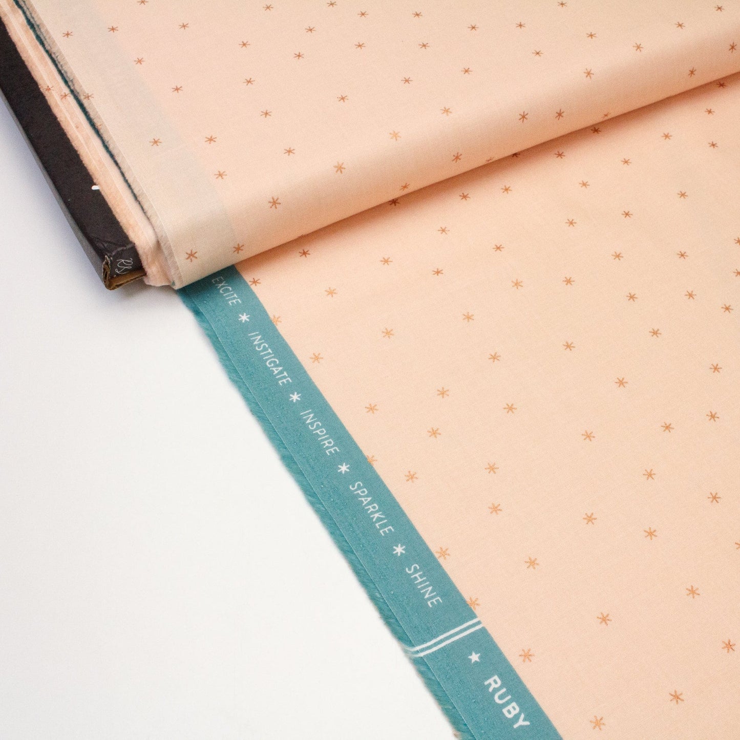Ruby Star Society 'Spark' Quilting Cotton in Peach Cream