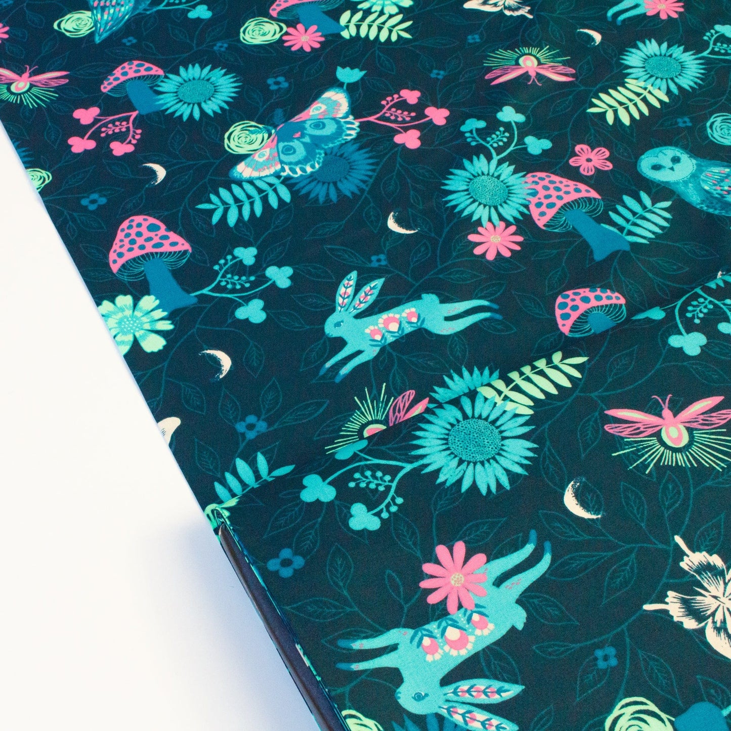 Ruby Star Society 'Firefly' Quilting Cotton 'Twilight' in Dark Teal
