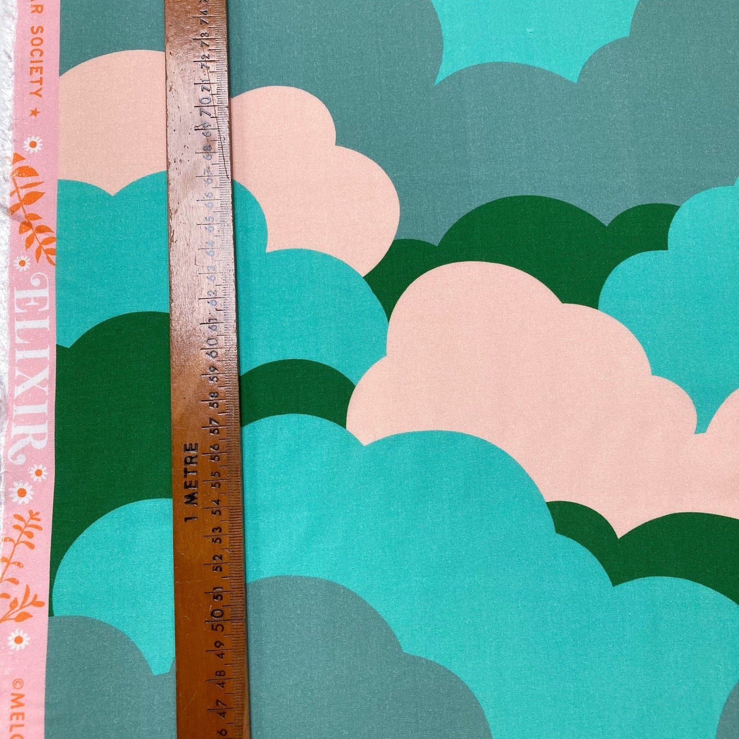 Ruby Star Society 'Elixir': Fine Rayon 'Clouds' in Succulent