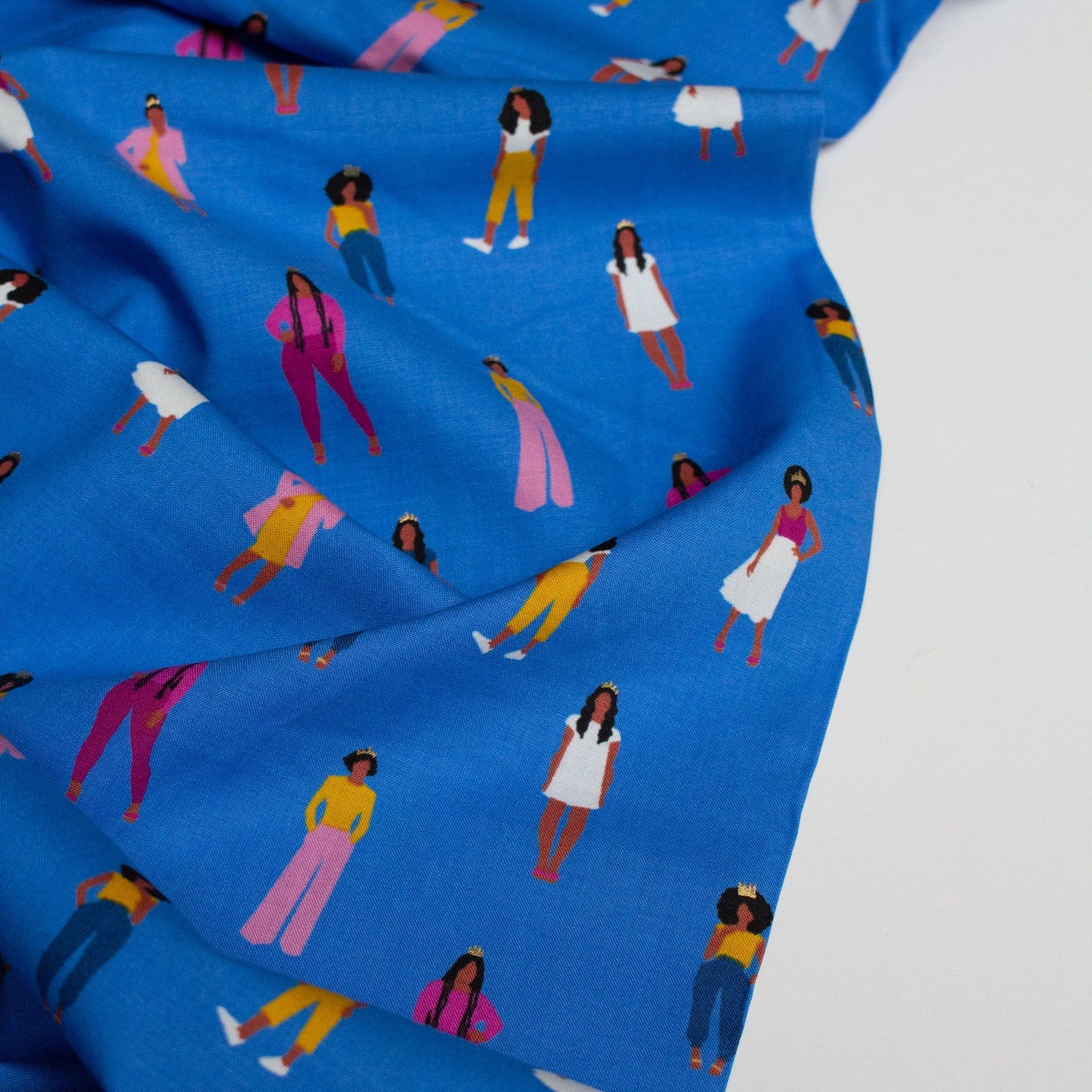 Ruby Star Society Quilting Cotton 'Her Majesty' in Royal Blue
