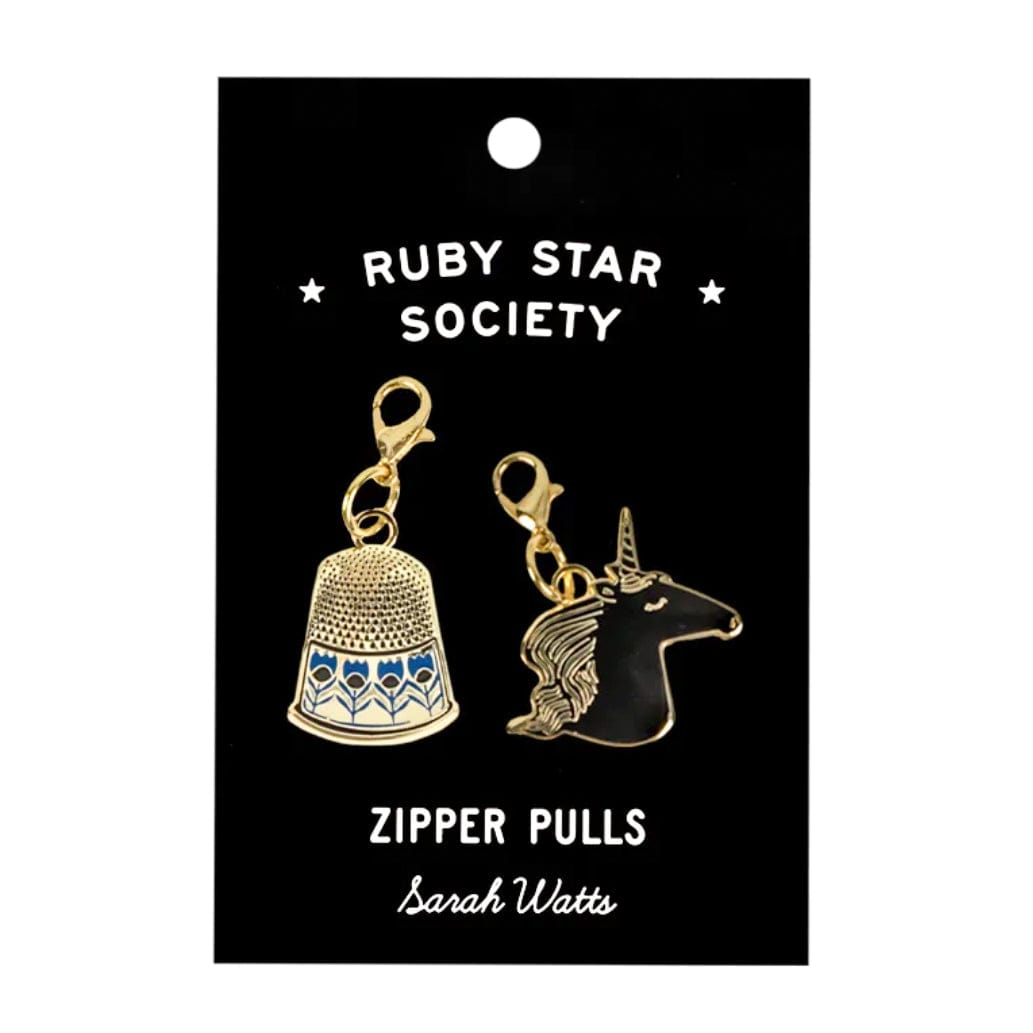 Ruby Star Society Zip Charms by Sarah Watts