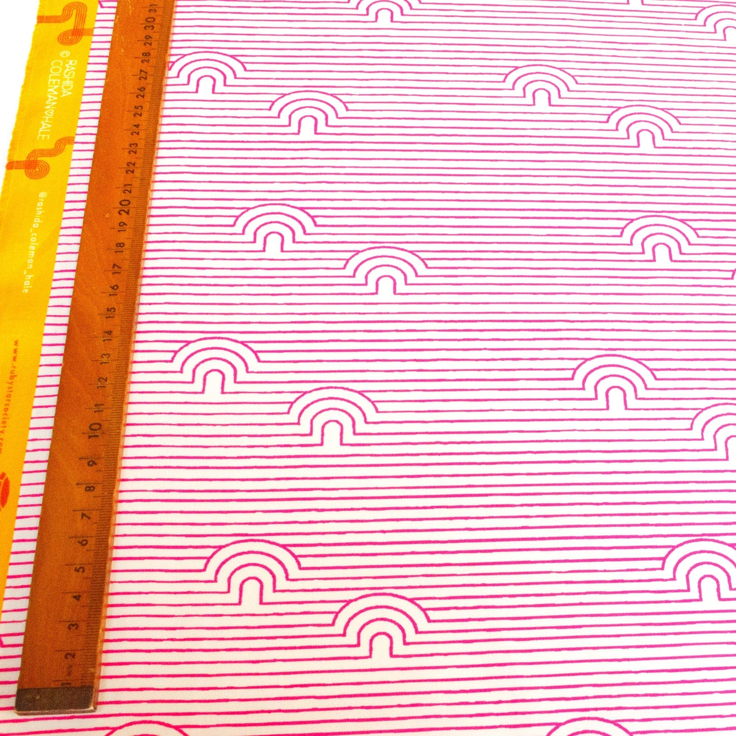 Ruby Star Society 'Linear' Quilting Cotton 'Caves' in Playful