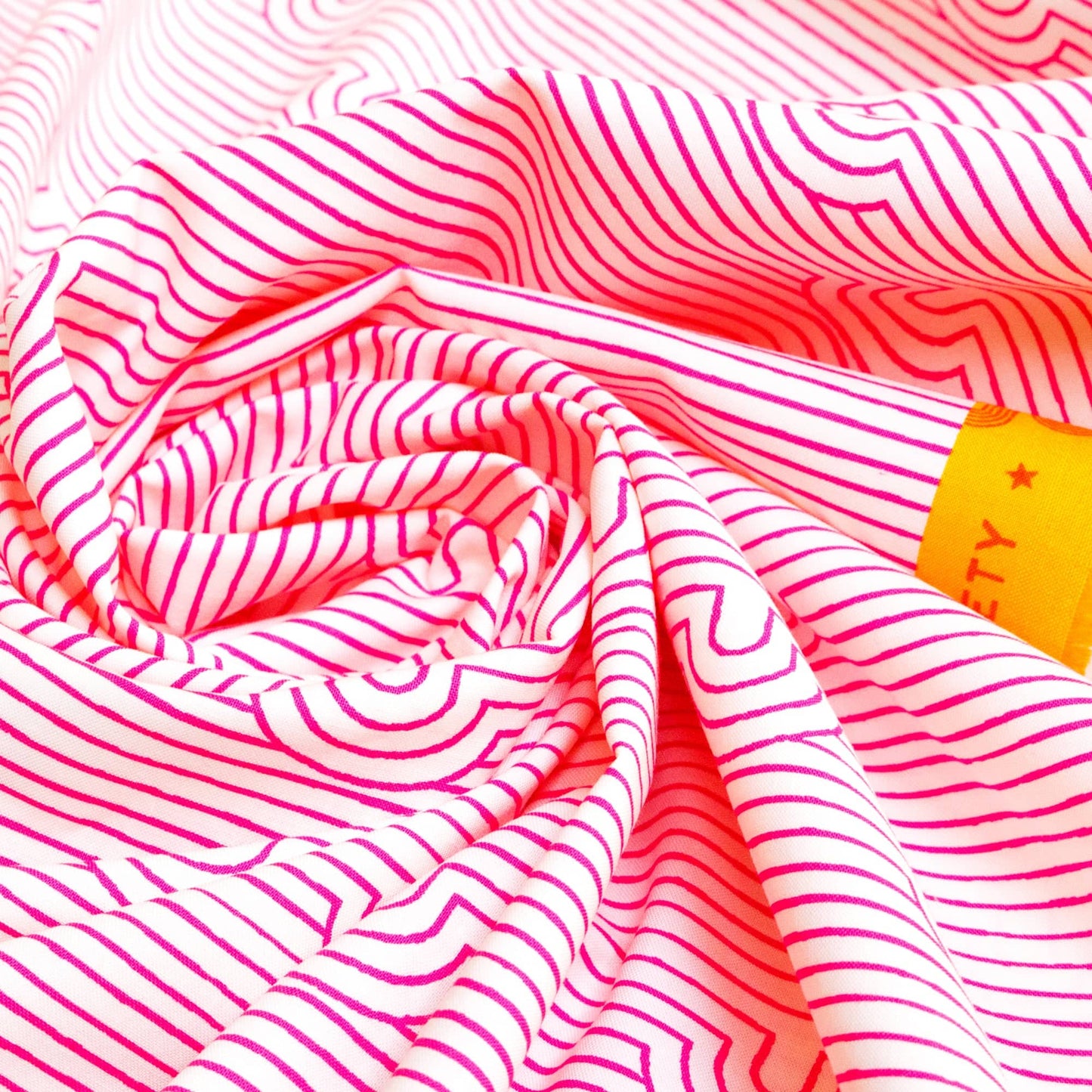 Ruby Star Society 'Linear' Quilting Cotton 'Caves' in Playful