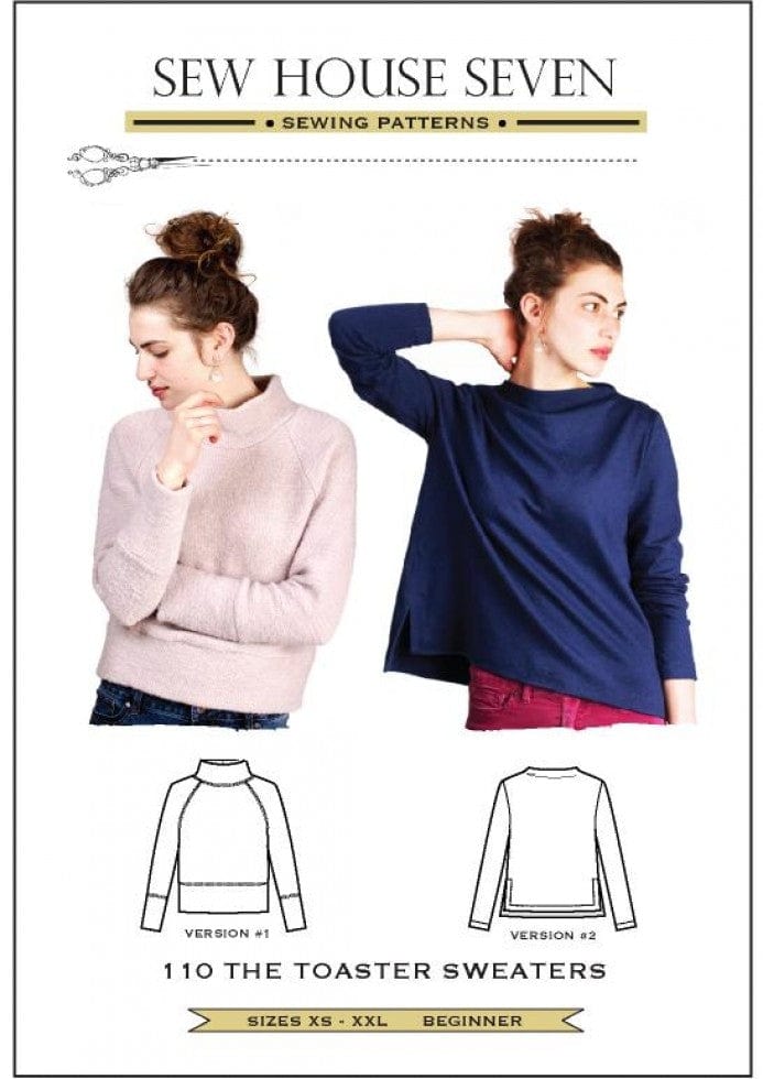 Sew House Seven: Toaster Sweaters Standard or Curvy Sizes