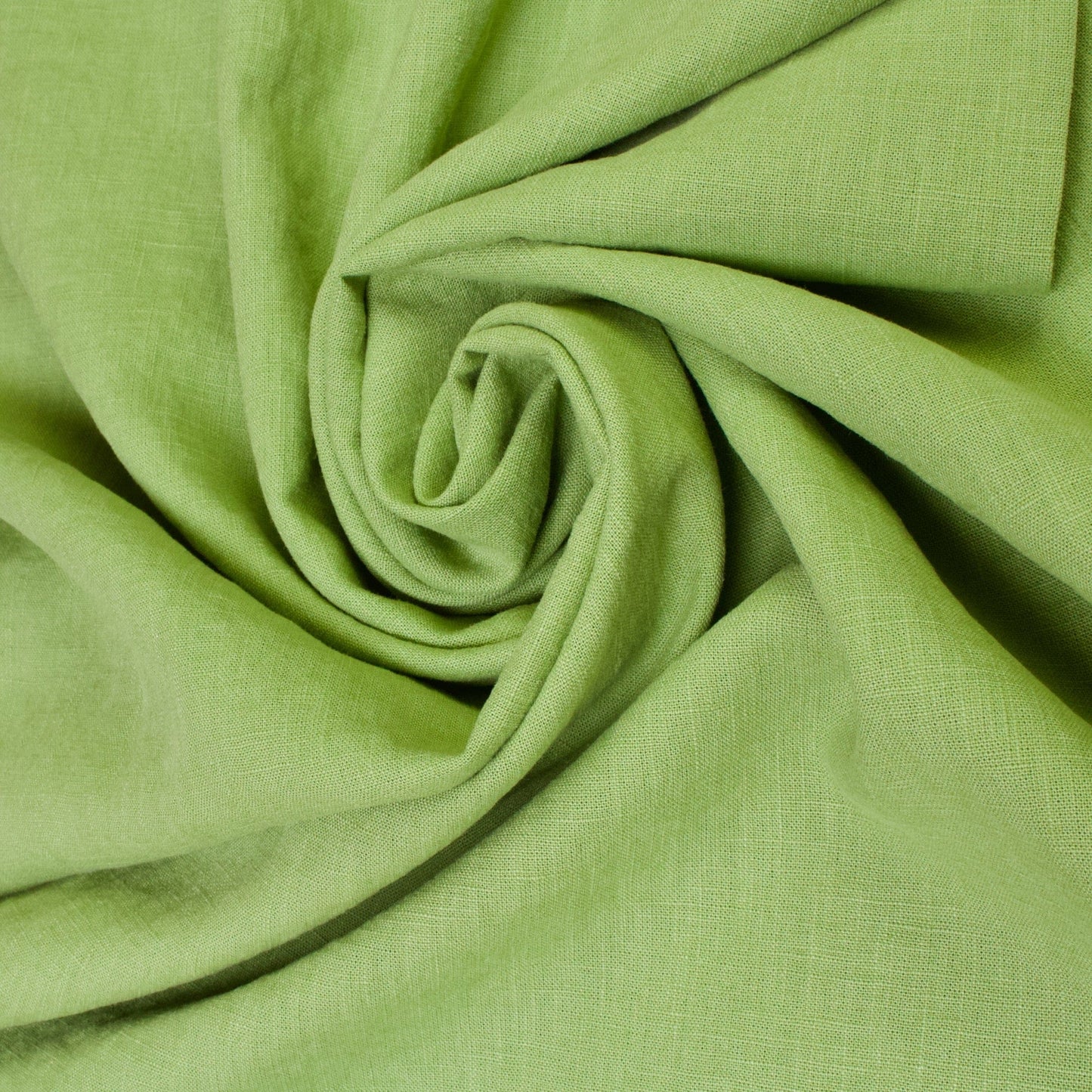 Washed Linen in Green